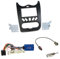 Einbauset : Autoradio Doppel-DIN 2-DIN Radioblende anthrazit + Lenkradfernbedienungsadapter Alpine Radio Adapter + Fakra Antennenadapter für Dacia Duster (SD) 2012 - 12/2013