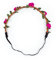 Oblique-Unique® Blumen Haarband Stirnband Blumenkranz Haarschmuck Kopfschmuck Bohemia Style - Farbe wählbar - (Pink)