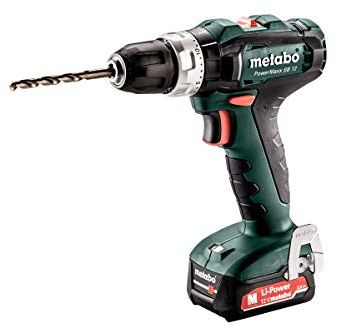 METABO MÁQUINAS - Metabo SB 12 Negro, Verde, Rojo 1400 RPM 1,1 kg - Taladro eléctrico (1400 RPM, 1 cm, 1,8 cm, 40 Nm, 17 Nm, 21000 ppm)
