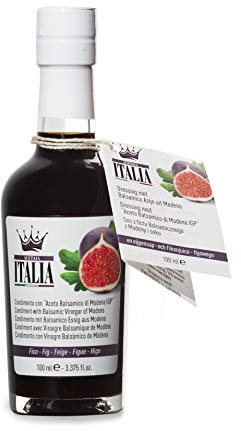 Acetaia Italia - Condimento all'aceto balsamico aromatizzato ai fichi, 100 ml
