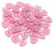 Special Touches Knöpfe aus Kunstharz, glitzernd, Herz, 13 mm, Rosa, 50 Stück
