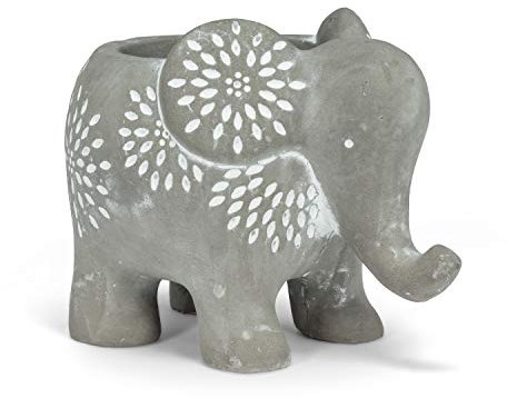 Abbott Collection 27-Elmer Pflanzgefäß, Elefant, klein, Grau
