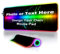 Naispanda RGB Mauspad Gaming Großes Mousepad, wasserdichte Mauspad, 12 Beleuchtungs Modi, LED Gaming Mouse Pad Large für Tastatur, Computer (900 x 400 mm)