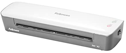 Fellowes Laminiergerät Ion A3 für Büro, Home Office - Heißlaminierfolien bis 125 Mikron Stärke - inkl. 10 Laminierfolien A4