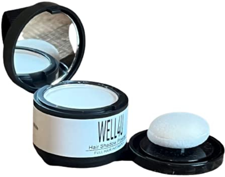 WELL4U - Haar Ansatz Puder - Make-up für Ihre Kopfhaut in 13 Farben - wasserfestes Ansatzpuder für Frau und Mann - gezielter als Kaschierspray, Kaschierstift oder div. Concealer - Hair Line Powder