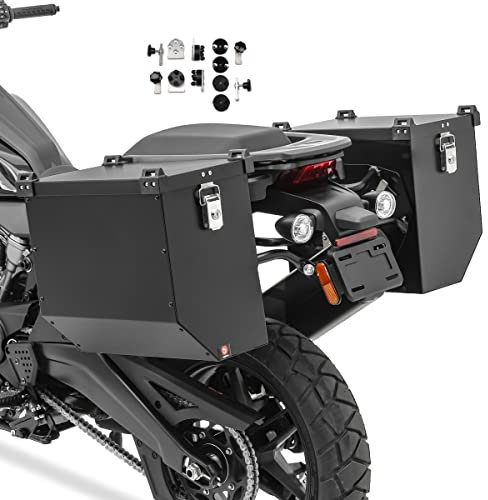 Alukoffer Set für BMW R 1200 GS / Adventure Seitenkoffer AT41 schwarz