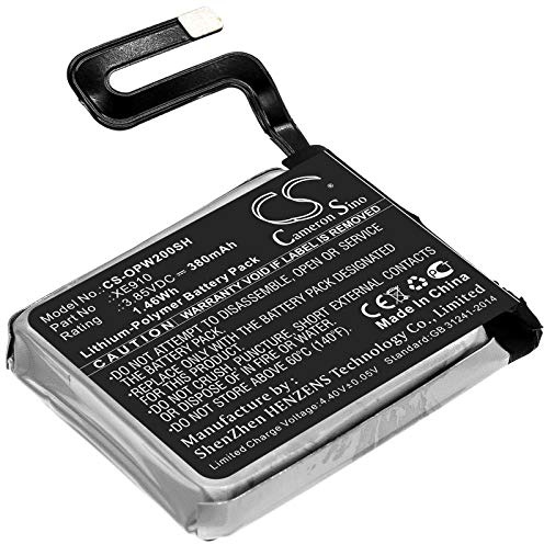 TCTK Akku 380mAh Kompatibel mit [Oppo] Watch 46mm Ersetzt XE910