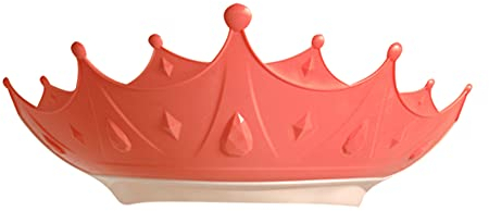 Herbests Baby Duschhaube Kinder Badekappe, Haare Waschen Ohne Tränen Shampoo Schutz,Augenschutz und Ohrenschutz Bademütze, Weiche Verstellbar Wasserdicht Krone Kappe für Mädchen Jungen,ab 6 Monaten