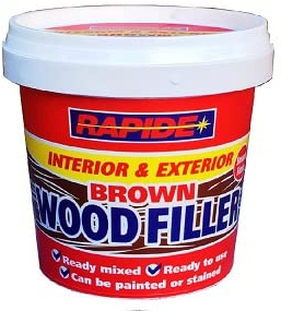 500g Wood Filler for Interior and Exterior General Purpose Repairs to Wood (Wood Filler Brown)
