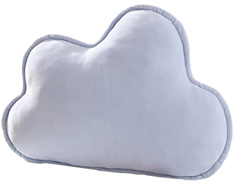 EXQULEG 3D Plüsch Blatt Kissen Wolken Zierkissen Schmetterlinge Dekokissen Kopfkissen für Kinder Fotografie-Requisiten-Hintergrund, Sofa-Rückenkissen, Kinderzimmer Zimmer, Hausdekoration (Wolken)