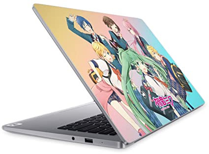 Head Case Designs Offizielle Hatsune Miku Mittelschule Grafiken Vinyl Haut Aufkleber Abziehbild Abdeckung kompatibel mit Mi Notebook 14 (2020)