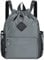 WANDF Rucksack mit Kordelzug, Sporttasche mit Schuhfach, wasserabweisender String-Rucksack Cinch für Damen Herren (Mittel,Grau)