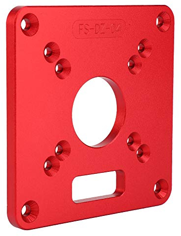 Router Base, Router Base Plate, Router Table Insert Plate Aluminum Alloy 6061 Anodic Oxidation Engraving Router Table Plate Router Table Insert