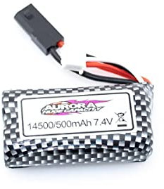 efaso RC Cars Akku 7,4V 500 mAh oder 7,4V 1000 mAh 5600 Stecker wiederaufladbar Ersatzteil 30-DJ02 und 30-DJ03 für XLH 9130 9135 9136 9137 9138 (30-DJ02-7,4V 500mAh)