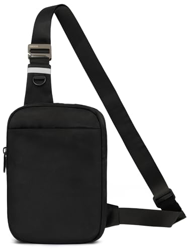 OSOCE Small Sling Bag for Men Women with RFID Pocket, Anti Theft Crossbody Chest Bag Casual Daypack Travel Bag for Hiking Shopping