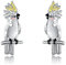 Papagei Ohrringe 925 Sterling Silber Papagei Ohrstecker Papagei Schmuck Geschenk für Damen