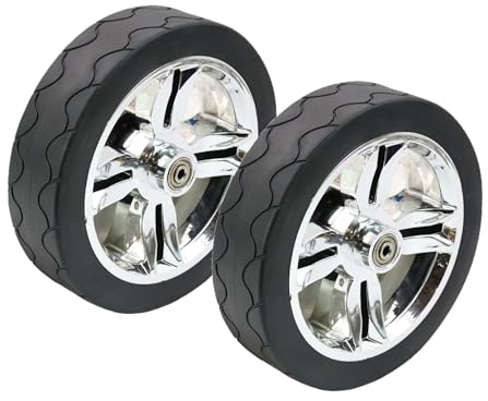 SECURA 2x Rad Ersatzrad 19cm Ø, 5cm breit für Bollerwagen diverser Hersteller