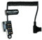 Alvin’s Cables D-tap Splitter 1 to 3 Port P-tap Adapter Coiled Cable for SmallRig| IDX V-Mount Gold Mount Battery with Battery Level Display, Reverse Polarity, Over-Current, Overheat Protection