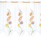 Generisch bestickte Scheibengardine Ostern 40 cm hoch -ideal für kleine Fenster Plauener Stickerei (40x128 cm)