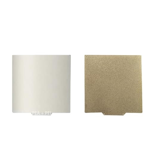TH1000XUE Glatte/strukturierte PEA+PEI-Platte 250 x 250 mm, doppelseitige PEI-Federstahl-Bauplatte for QIDI Q1 Pro, for Voron, for Anker Make M5(with Base,120x120mm)