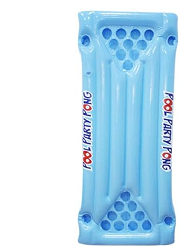Gvblkq Inflate & Deflate, Extendable Drinking Game, Hanging Pingpong Air Mattress, Inflatable Pong Table Lounge Floating Raft Toys for Adults Party, 59.06x22.83x3.94in