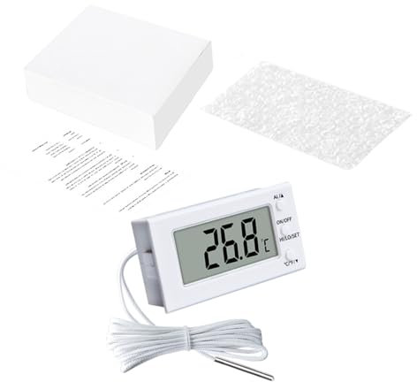 Digital Thermometers -50 To 100℃/-50 To 300℃ Kitchen Oven Thermometers With Long Probe High Low Temperature Alarm Indoor Outdoor