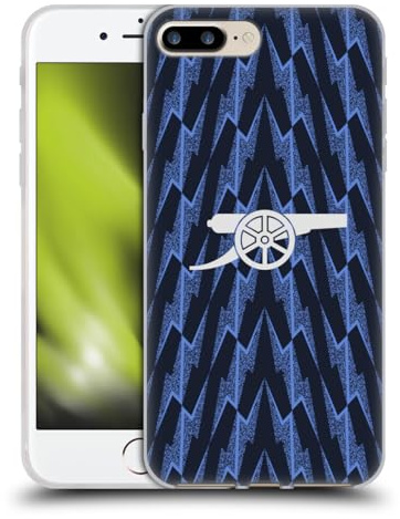 Head Case Designs Officially Licensed Arsenal FC Away 2025/26 Kit Gel Case [Military Grade Protection] Compatible with Apple iPhone 7 Plus/iPhone 8 Plus and Compatible with MagSafe
