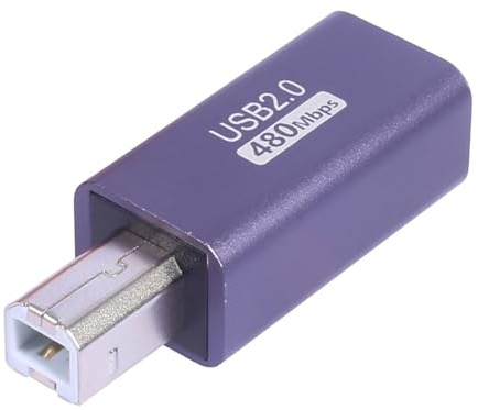 Laikoutd Adaptateurs De Convertisseurs Mâles USB/B/Type C/Minis/MicroUSB pour Imprimantes Ordinateurs Portables Piano Électrique Et Autres Adaptateurs USB