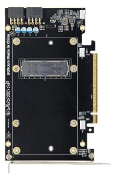 LLHCF Server kompatibler SXM2 PCIe X16 V100 Adapter mit intelligenter Lüftersteuerung für Workstations Installation Auto Fan Control GPU Adapter