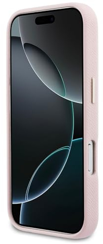 CG MOBILE Guess FW Resing Logo Hülle für iPhone 17 Pro (Rose)