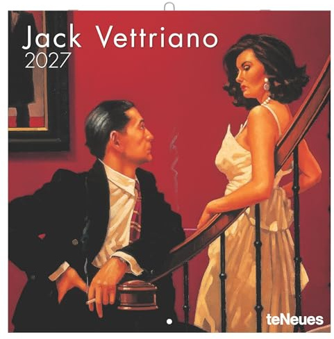 Jack Vettriano 2027: Wandkalender 30x30 cm (30x60 cm geöffnet), Kunstkalender mit Meisterwerken des zeitgenössischen Künstlers | Wandkalender 30x30 cm (30x60 cm geöffnet), Kunstkalender mit Meisterwerken des zeitgenössischen Künstlers