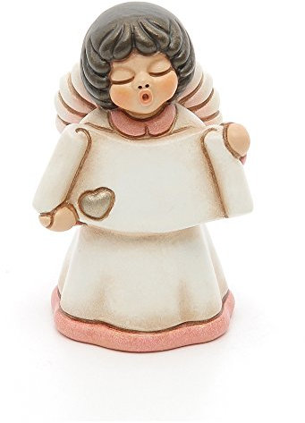 THUN Bonboniere Engel mit Schild, Keramik, bunt