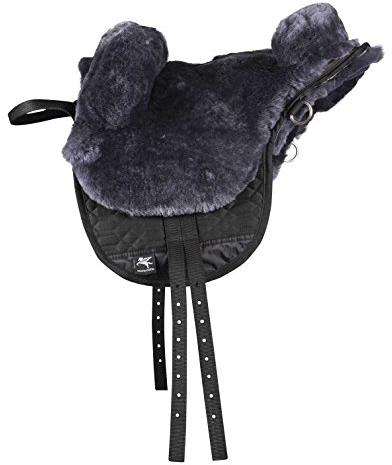 Engel Reitsport | Lammfell Fellsattel FELLSA-R1-ANT Pony anthrazit grau