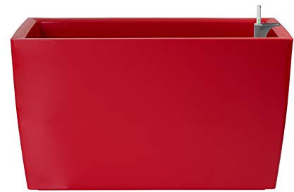 Artevasi Fioriera Autoirrigazione Marbella 76 cm Rosso, 30.5x76x45 cm