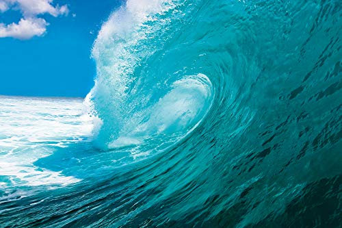 1art1 Das Meer XXL Poster Die Perfekte Welle Plakat | Bild 120x80 cm