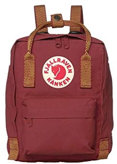 Fjällräven F23561 Unisex Kånken Mini Rucksack, Ox Red-Goose Eye, 29 x 20 x 13 cm, 7 L