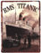 Blechschild RMS Titanic Schiff 25 x 33 cm Deko Schild mit Aufdruck Aufschrift