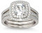 Jeulia 2 Stück Damen Ringe Set Vergoldet Sterling Silber Verlobungsring Rundschliff Zirkonia Diamant Solitärring Antragsring Vorsteckring Eheringe Mit Geschenkbox (62 (19.8))