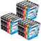 KINGWAY LC1100 LC980 Druckerpatronen Kompatibel für Brother LC1100 LC980 Patronen für Brother DCP-145C DCP-163C DCP-165C DCP-167C DCP-185C DCP-195C DCP-365CN DCP-373CW DCP-375CW (18 Pack)
