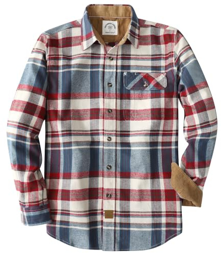 Dubinik® FlanellHemd Herren Herren Hemd Kariert FlanellHemd Herren Winter Warme Arbeitshemd