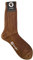 Coolorfool Calzini filo di Scozia di lusso da uomo e da donna - 100% cotone pregiato marrone nocciola T38/40