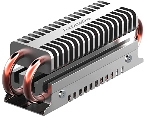 ACIDALIE M.2 2280 SSD Heatsink, Aluminum Heat Sink for NVMe or SATA SSD with Silicone Thermal Pad