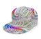 Oaieltj Unisex Baseball Cap Damen Herren Einstellbare Hip Hop Hut Mode Flache Schirmmütze Baseball Cap, Bunt gefärbt, One size