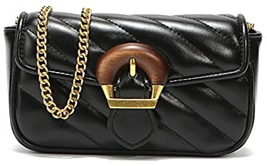 YXBQueen Luxus Umhängetasche Damen Taschen Klein Schultertasche PU Lederhandtasche Frauen Schulter Damen gesteppte Tasche