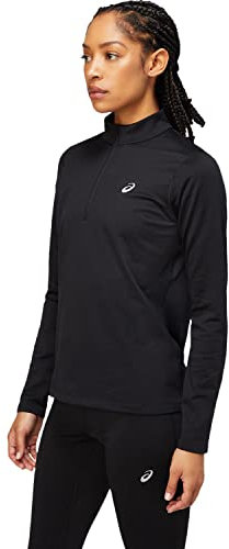 ASICS Core Halfzip Sweatshirt Damen schwarz, S Damen