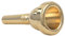 Btuty Mundstück Alt Posaune Kupfer Mundstück 6,5AL (Gold)