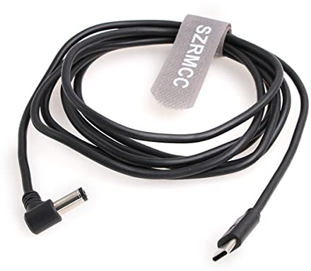 SZRMCC USB C Type-C auf DC 5,5 x 2,5 mm 12V PD Trigger Netzkabel für KiPRO LCD Monitore Cine Broadcast Radio Jedes 12V Gerät
