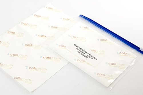 8 x Calotherm MF1210 Calocloth Pro Microfibre Optical Lens Cleaning Cloth - Medium 12x10,White