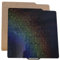 HysiPrui 257.5x257.5mm 3D Drucker X1/X1C/P1P/P1S/A1 Build Plate Doppelseitige strukturierte Oberfläche PEI und glattes PEY Blatt Bauplatte Flexible Federstahl Hot Bed Matte mit Standortloch