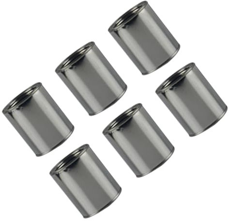DOITOOL 6 Pièces Bidon De Stockage De Peinture Boîte De Stockage De Peinture Boîtes Métalliques Non Doublées Seaux De Peinture Non Doublés Pot De Peinture Vide Polyvalent Ouvrages d'art